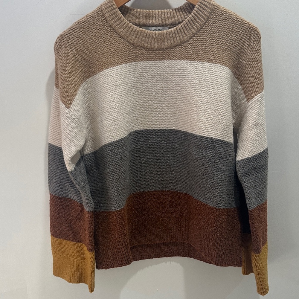 Madewell Tan Knit Sweater